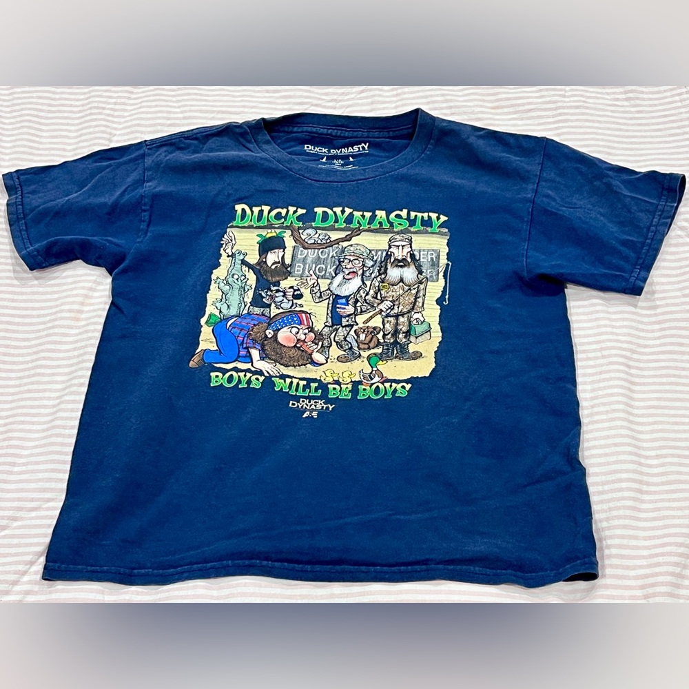Duck Dynasty Blue Graphic T-Shirt